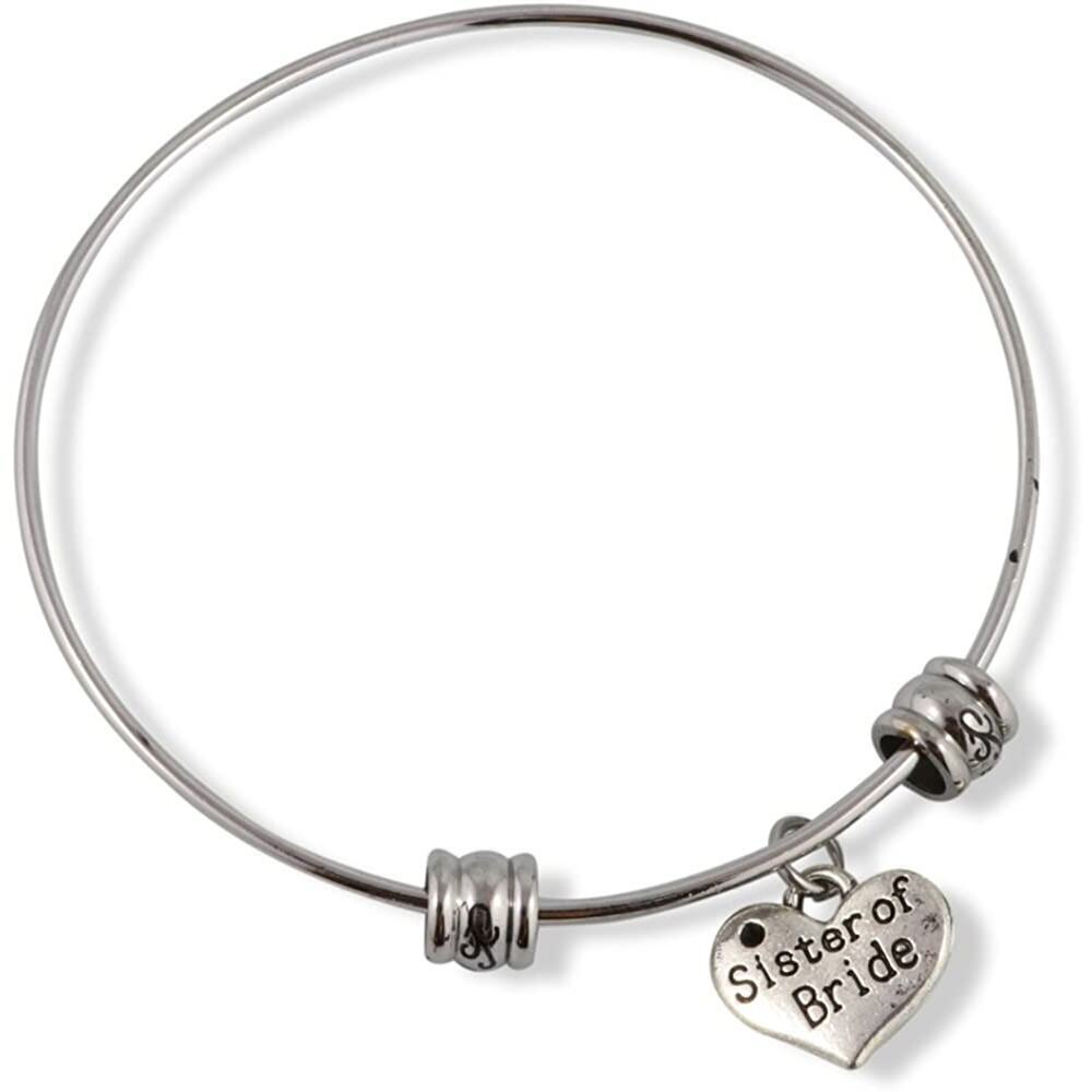 Sister of Bride Bangle Bracelet Marriage Wedding Jewelry